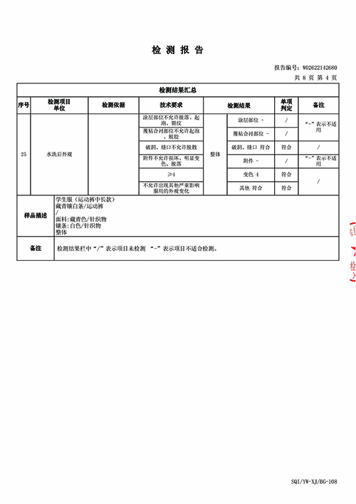 2026学年校服质量检测报告——夏季运动裤（公司一检） (5).jpg